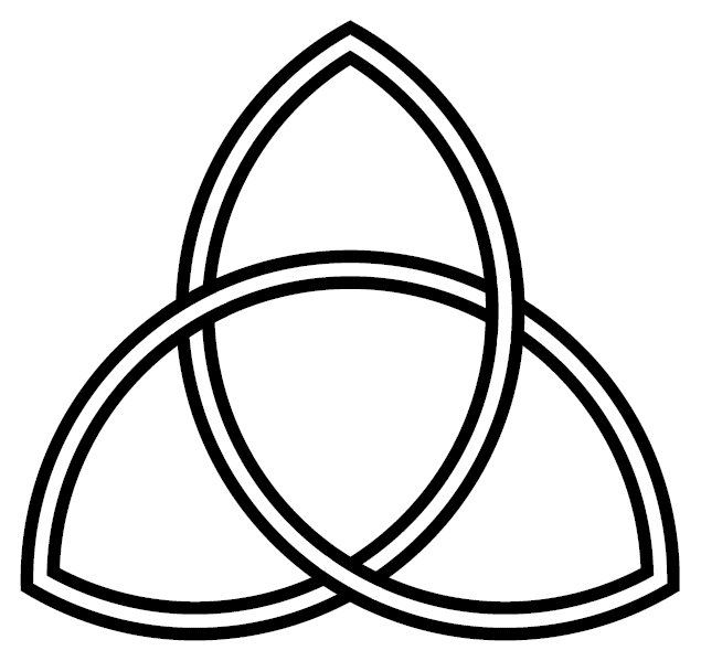 triquetra celtic emblem