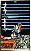 9 of Swords Waite Deck