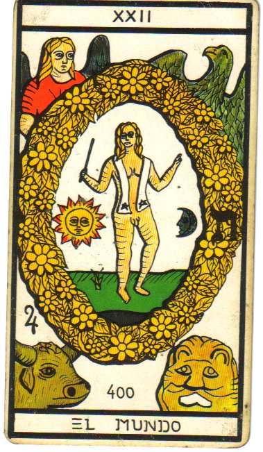 the world tarot card vitoria deck