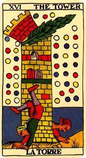 the tower tarot card marseilles deck